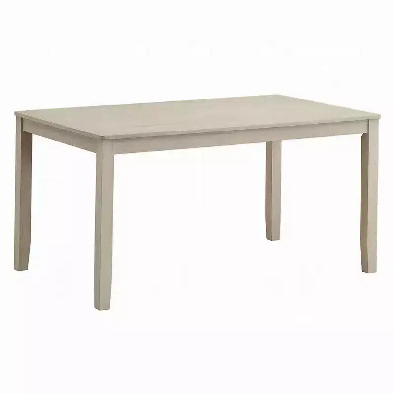 Royal Hampton Dining Table, 59 Inch, Rectangular Top, Antique Bone White Finish