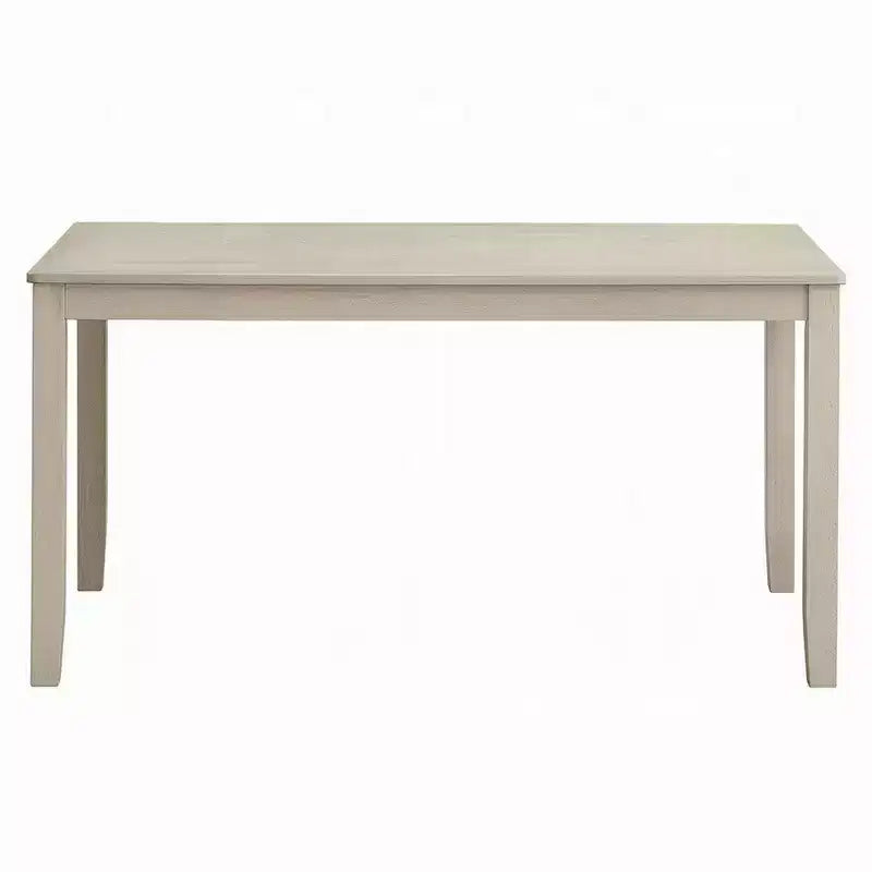 Royal Hampton Dining Table, 59 Inch, Rectangular Top, Antique Bone White Finish