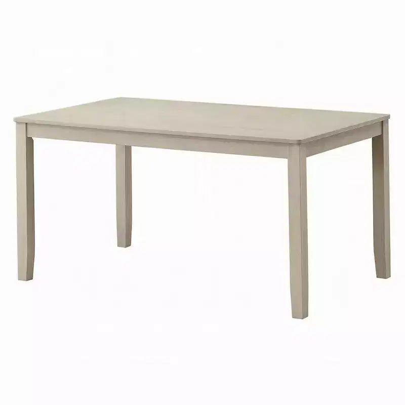 Royal Hampton Dining Table, 59 Inch, Rectangular Top, Antique Bone White Finish