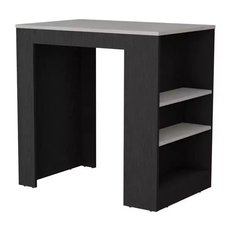 HomeStock 36 in.H Wood Composite Kitchen Islands for Modular Kitchen with 3 Shelves