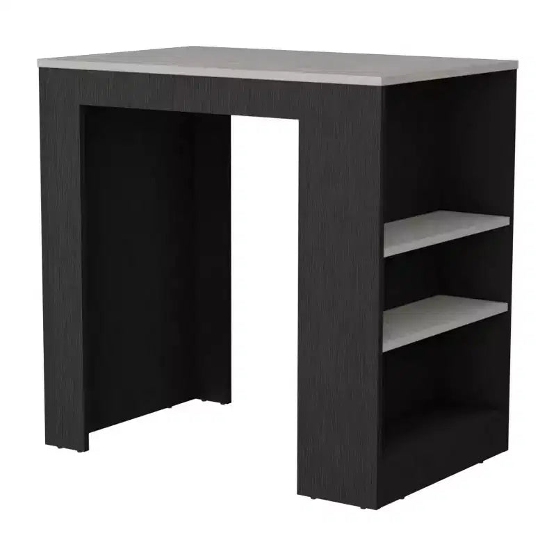 HomeStock 36 in.H Wood Composite Kitchen Islands for Modular Kitchen with 3 Shelves