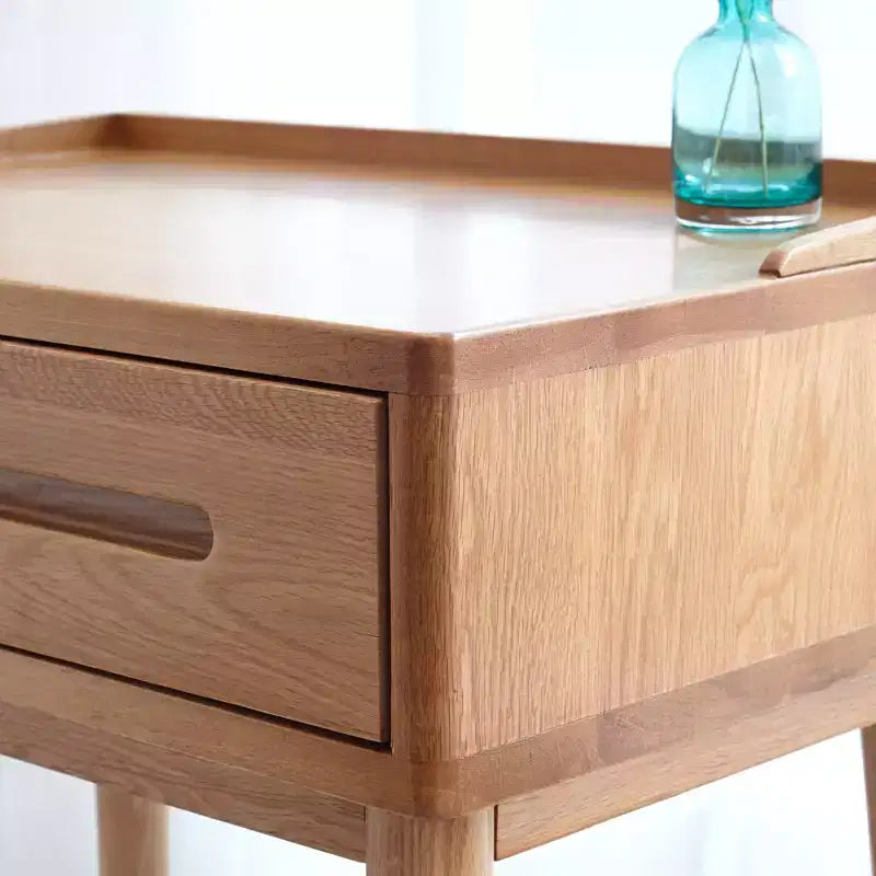 Dresser Table 100% solid table table desk top table dresser compact dresser accessories storage width 60cm storage drawer natural wood natural