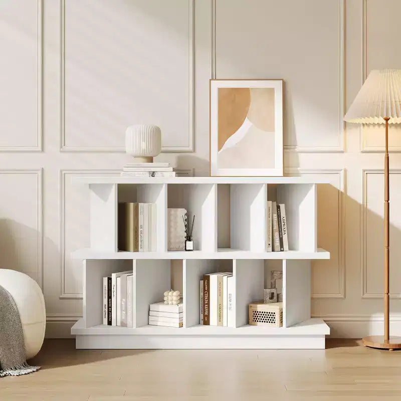 GustoWave 8 Cube Storage Shelf Organizer, Open Cube Bookshelf with 10 Removable Back Panels,for Living Room, Bedroom, Entrance Hall, and Home Office