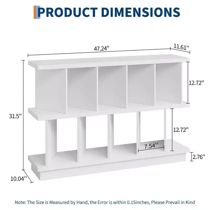 GustoWave 8 Cube Storage Shelf Organizer, Open Cube Bookshelf with 10 Removable Back Panels,for Living Room, Bedroom, Entrance Hall, and Home Office