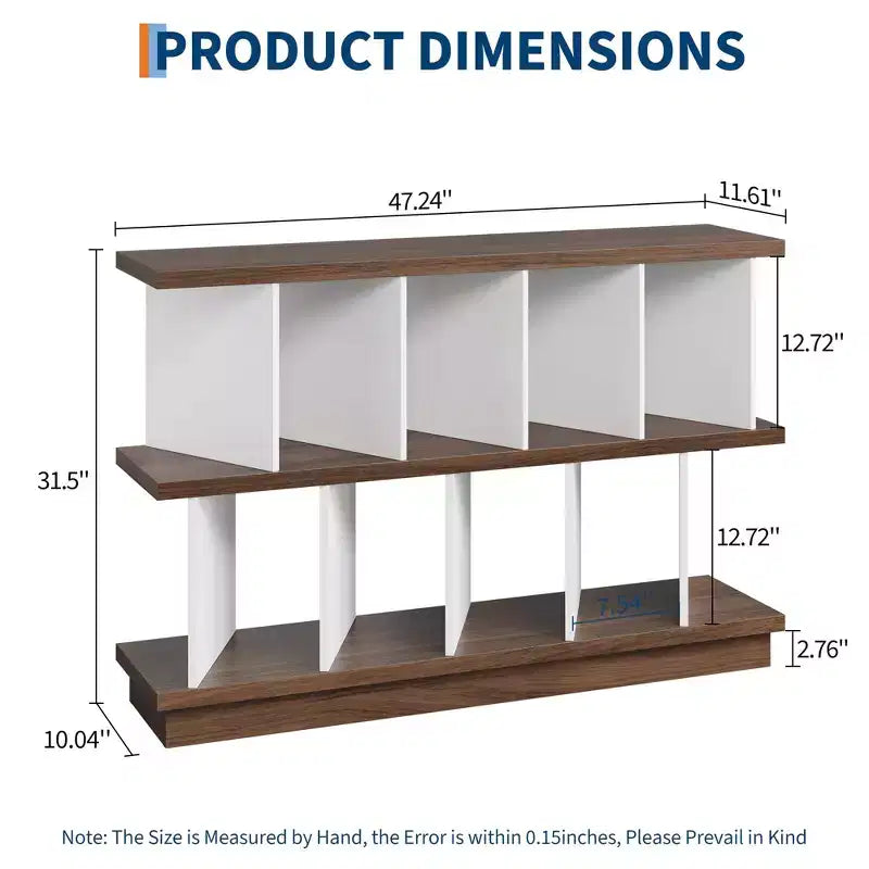 GustoWave 8 Cube Storage Shelf Organizer, Open Cube Bookshelf with 10 Removable Back Panels,for Living Room, Bedroom, Entrance Hall, and Home Office