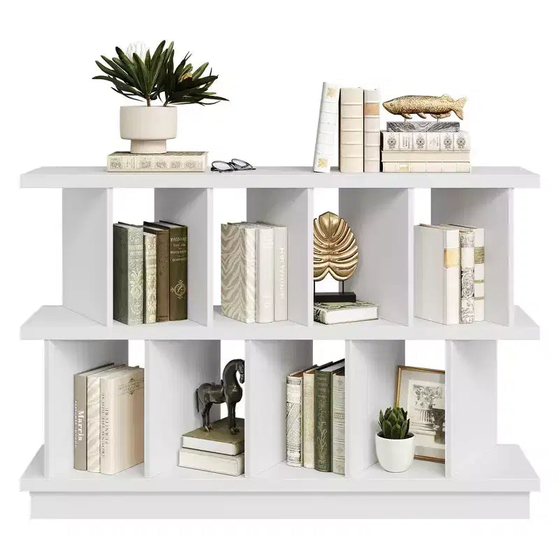 GustoWave 8 Cube Storage Shelf Organizer, Open Cube Bookshelf with 10 Removable Back Panels,for Living Room, Bedroom, Entrance Hall, and Home Office