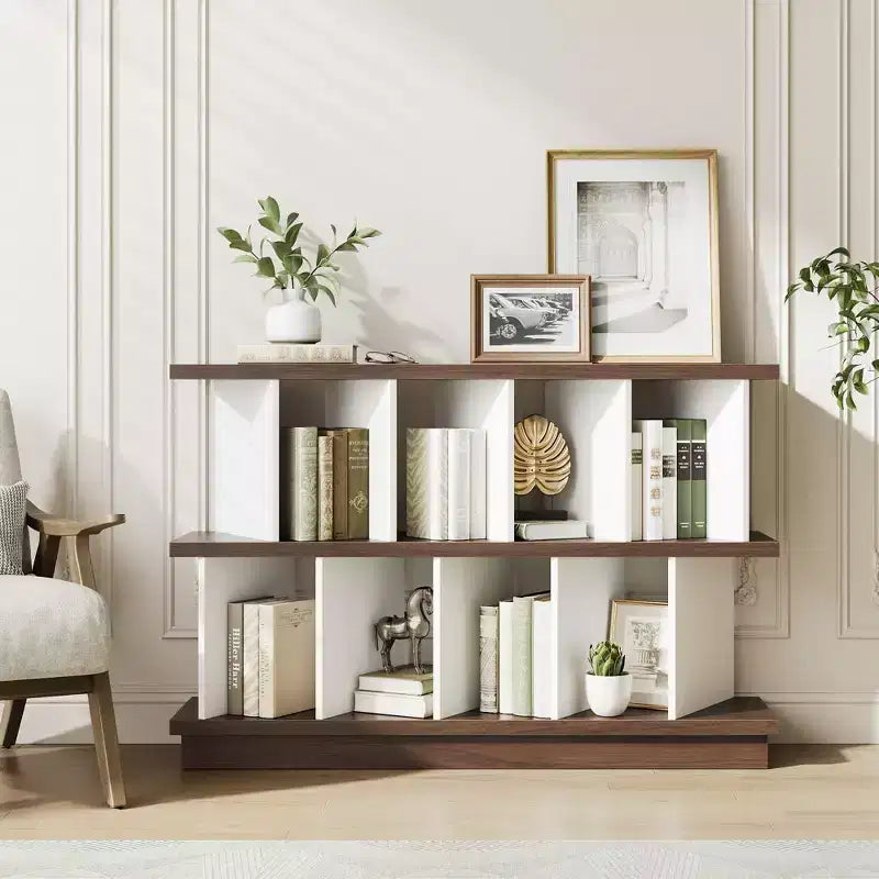 GustoWave 8 Cube Storage Shelf Organizer, Open Cube Bookshelf with 10 Removable Back Panels,for Living Room, Bedroom, Entrance Hall, and Home Office