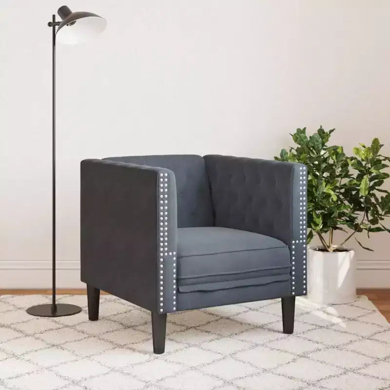 vidaXL Chesterfield Sofa Settee Upholstered Couch Armchair 3-Seater Velvet