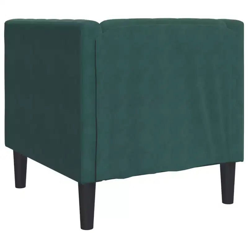 vidaXL Chesterfield Sofa Settee Upholstered Couch Armchair 3-Seater Velvet