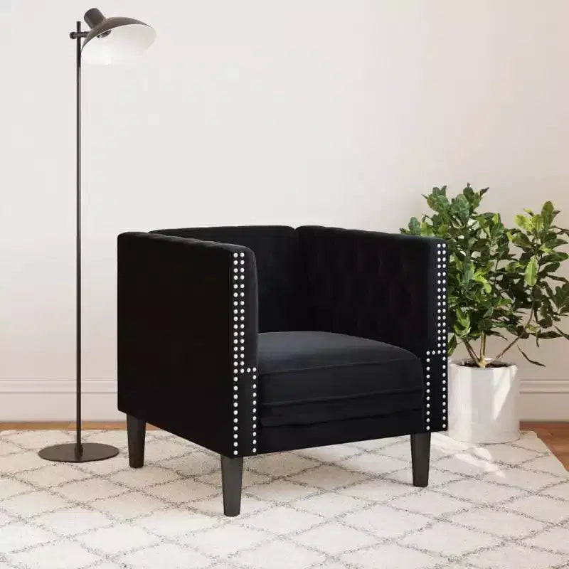vidaXL Chesterfield Sofa Settee Upholstered Couch Armchair 3-Seater Velvet