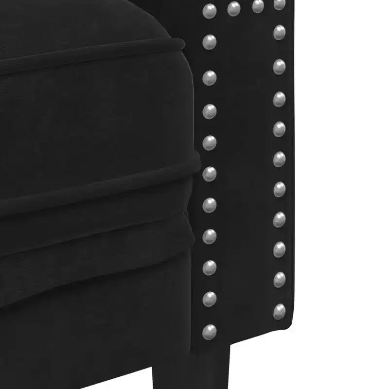 vidaXL Chesterfield Sofa Settee Upholstered Couch Armchair 3-Seater Velvet