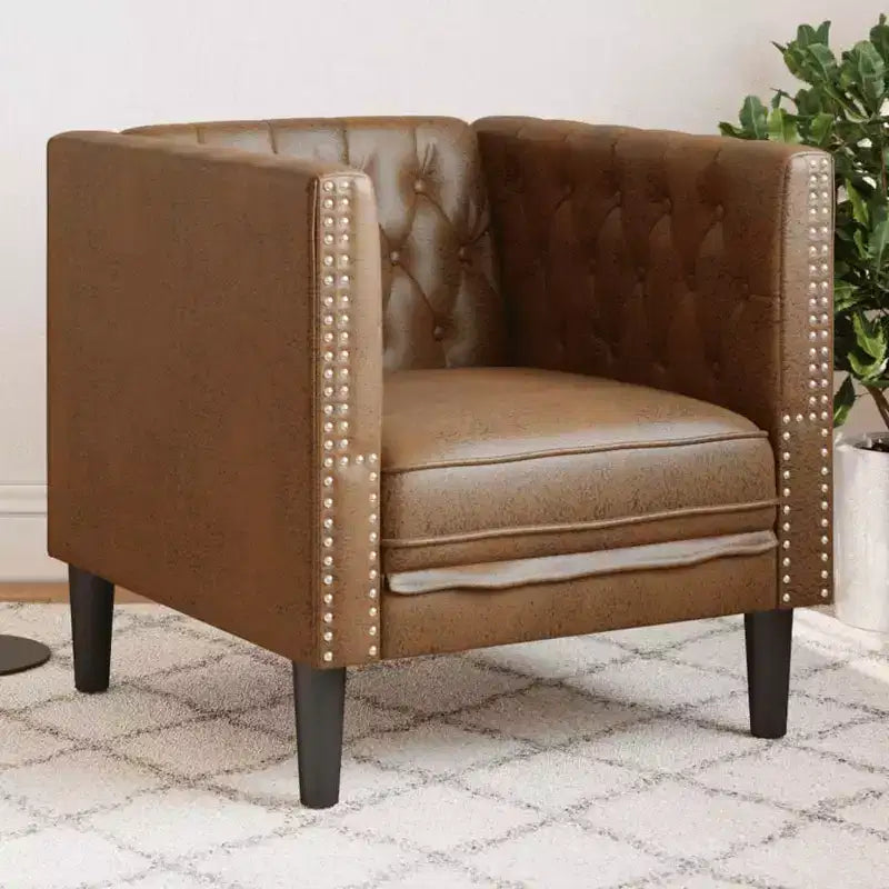 vidaXL Chesterfield Sofa Settee Upholstered Couch Armchair 3-Seater Velvet