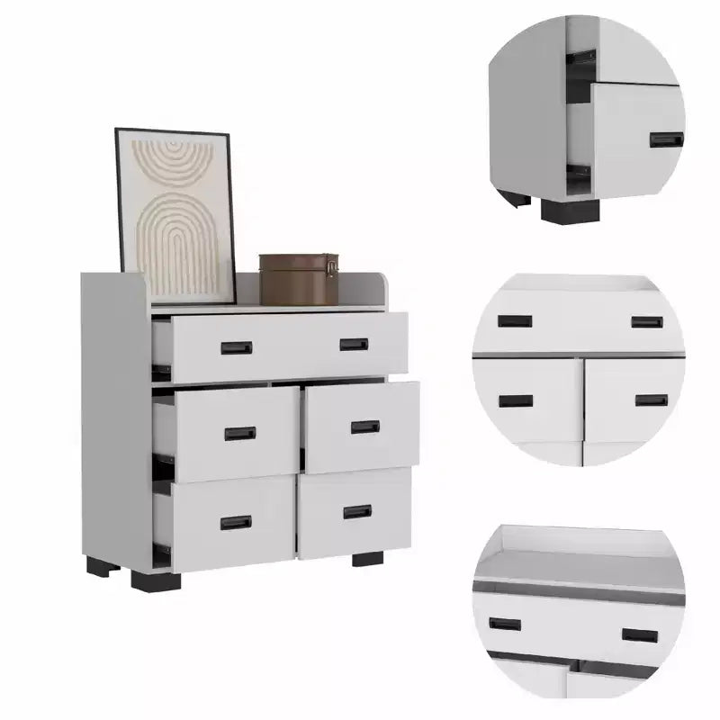 33 Five Drawer Dresser