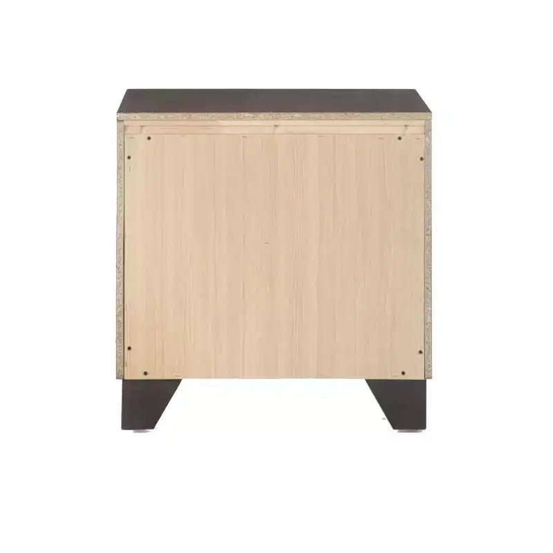 Royal Hampton Night Stand with Two Drawer , Espresso Brown