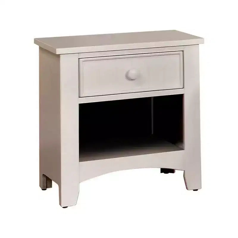 Royal Hampton Wood Night Stand, White Finish