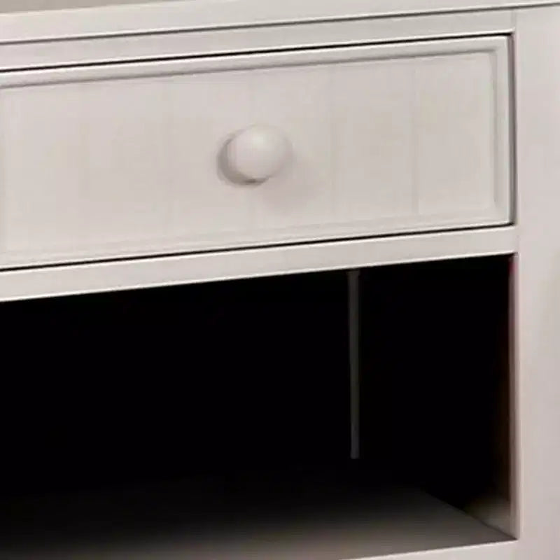 Royal Hampton Wood Night Stand, White Finish