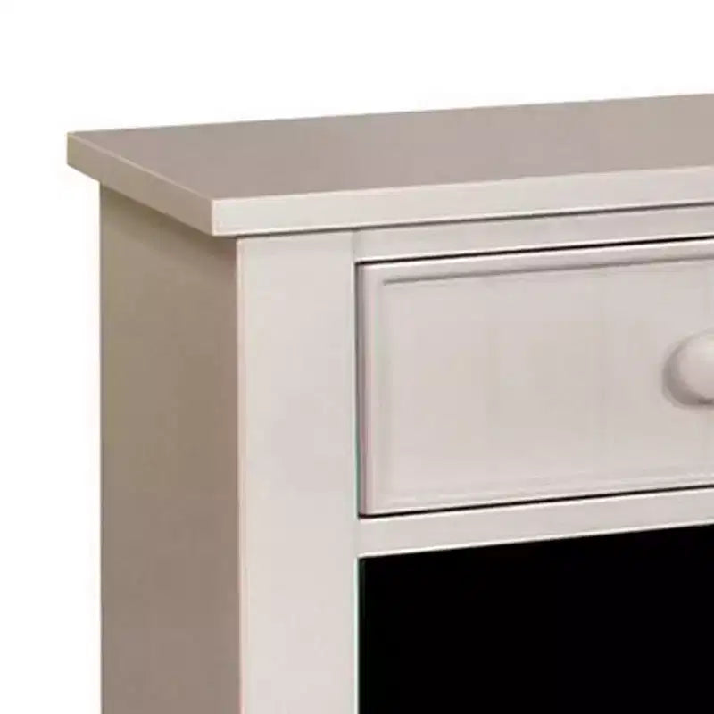 Royal Hampton Wood Night Stand, White Finish