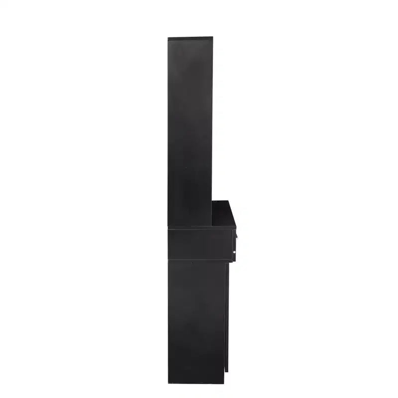 Barber Salon Work Station, Modern Compact Salon Station, Barber Supplies Organizer Cabinet, Makeup Table with Mass Storage, Barber Stations