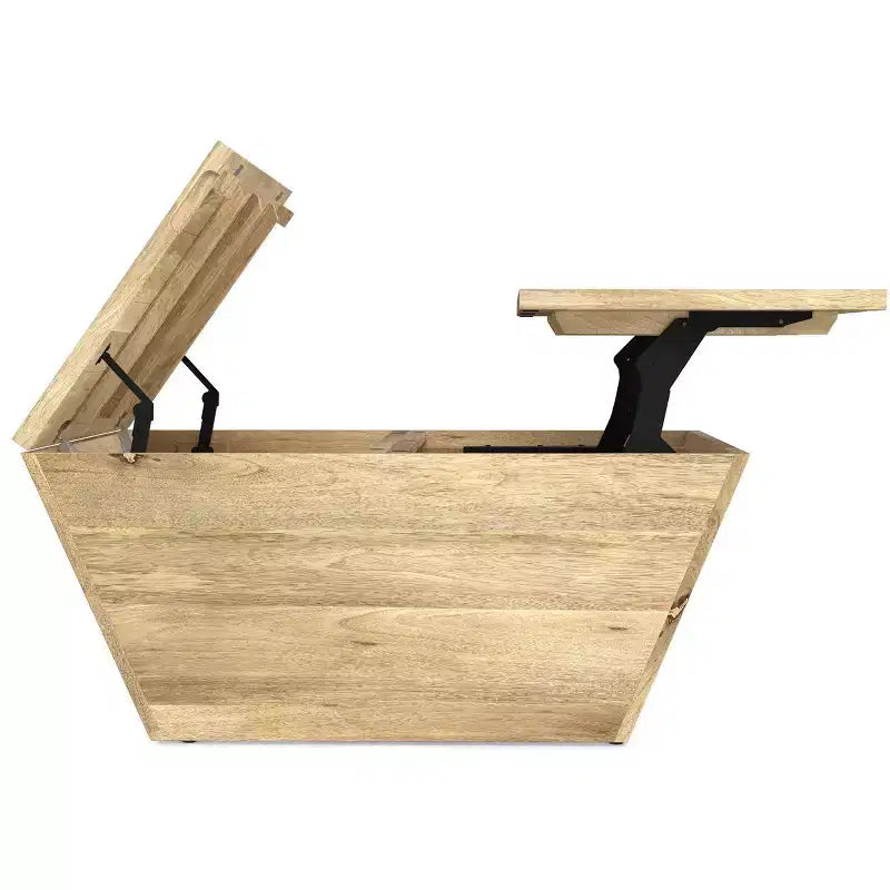 Gillean 36 inch Square Lift Top Coffee Table