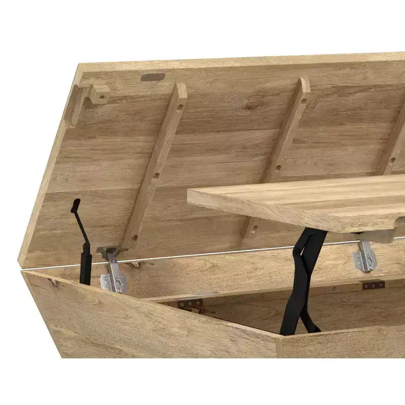 Gillean 36 inch Square Lift Top Coffee Table