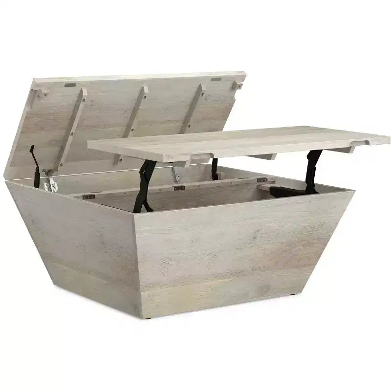 Gillean 36 inch Square Lift Top Coffee Table
