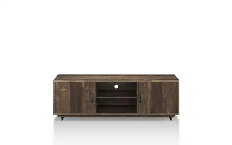 Fraire Contemporary TV Stand for TVs up to 60" Reclaimed Oak - HOMES: Inside + Out