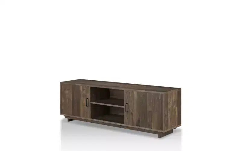Fraire Contemporary TV Stand for TVs up to 60" Reclaimed Oak - HOMES: Inside + Out