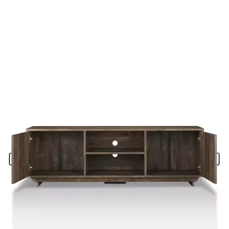 Fraire Contemporary TV Stand for TVs up to 60" Reclaimed Oak - HOMES: Inside + Out