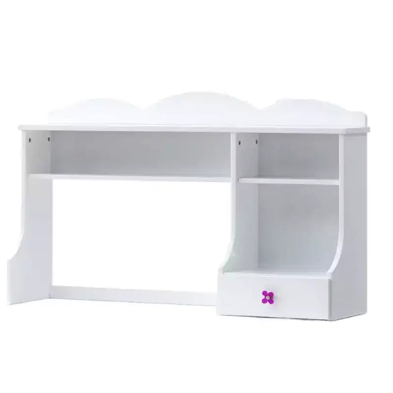 Meyer Hutch White - Acme Furniture: Office Hutch Tops with Fixed Shelf & Storage Drawer