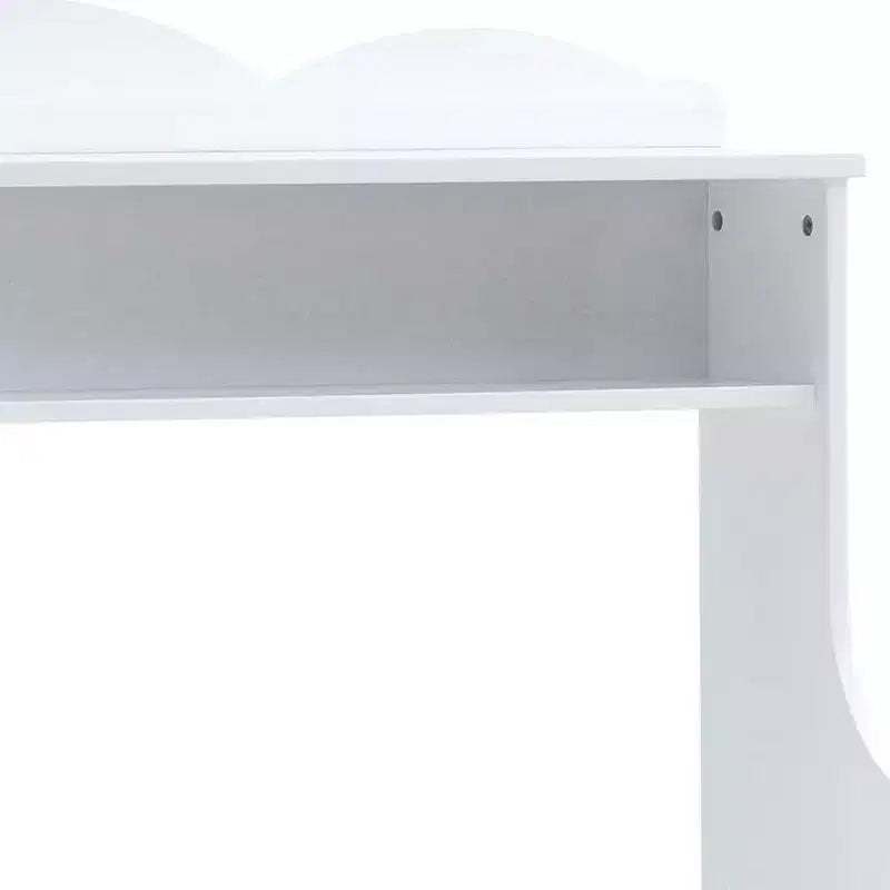 Meyer Hutch White - Acme Furniture: Office Hutch Tops with Fixed Shelf & Storage Drawer