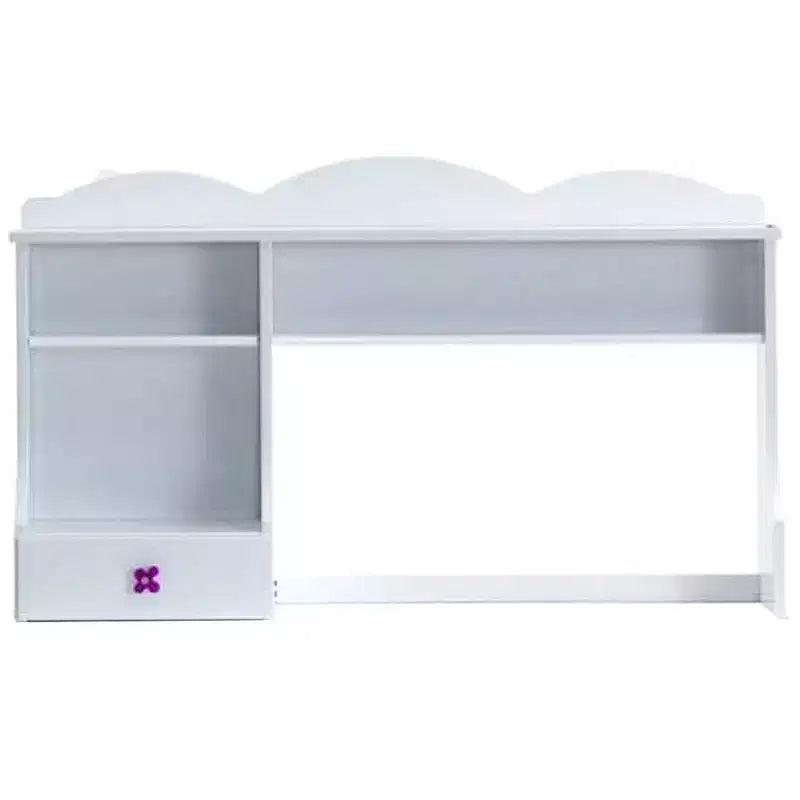 Meyer Hutch White - Acme Furniture: Office Hutch Tops with Fixed Shelf & Storage Drawer
