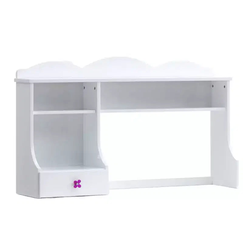 Meyer Hutch White - Acme Furniture: Office Hutch Tops with Fixed Shelf & Storage Drawer