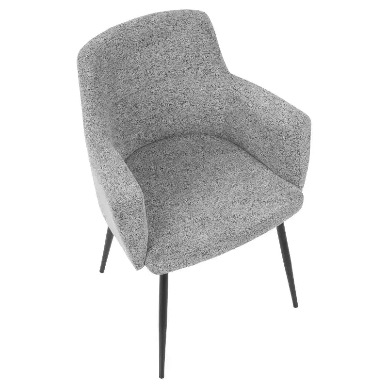 Set of 2 Andrew Contemporary Dining Accent Chairs - Lumisource