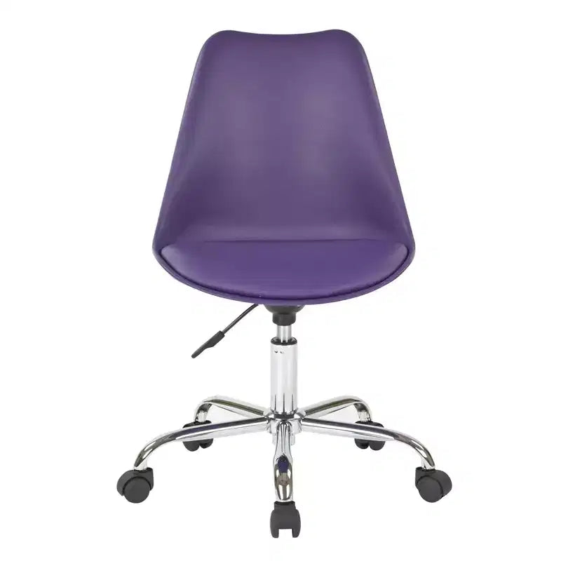 Emerson Office Chair with Pneumatic Chrome Base - OSP Home Furnishings