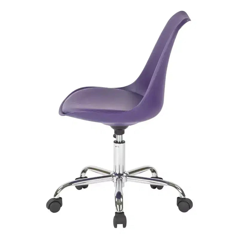 Emerson Office Chair with Pneumatic Chrome Base - OSP Home Furnishings