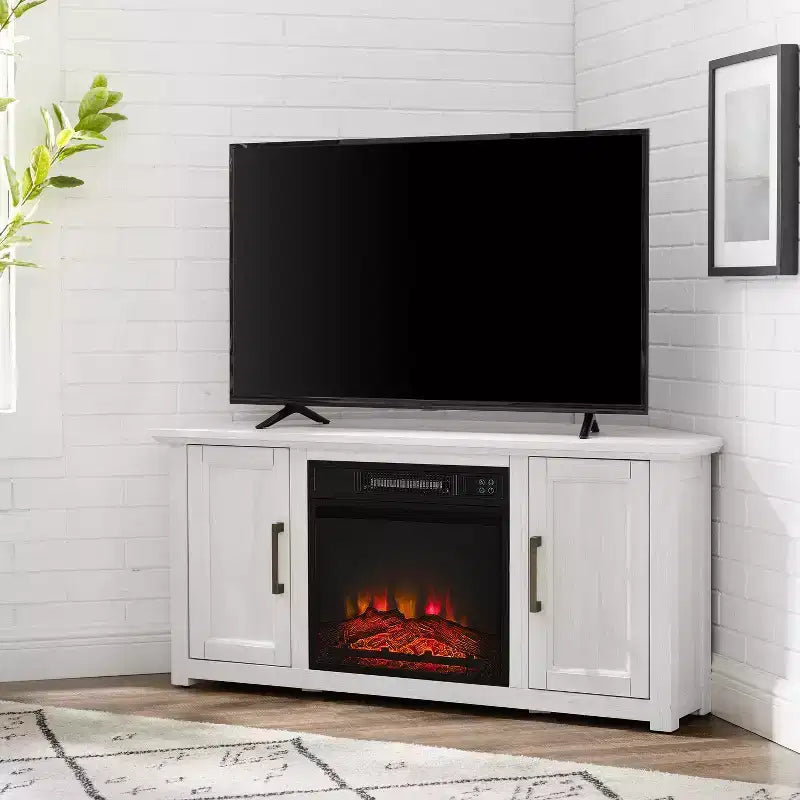 Camden Corner TV Stand for TVs up to 50 with Fireplace - Crosley