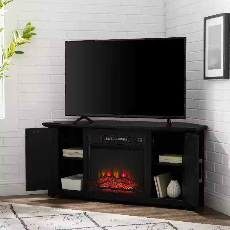 Camden Corner TV Stand for TVs up to 50 with Fireplace - Crosley