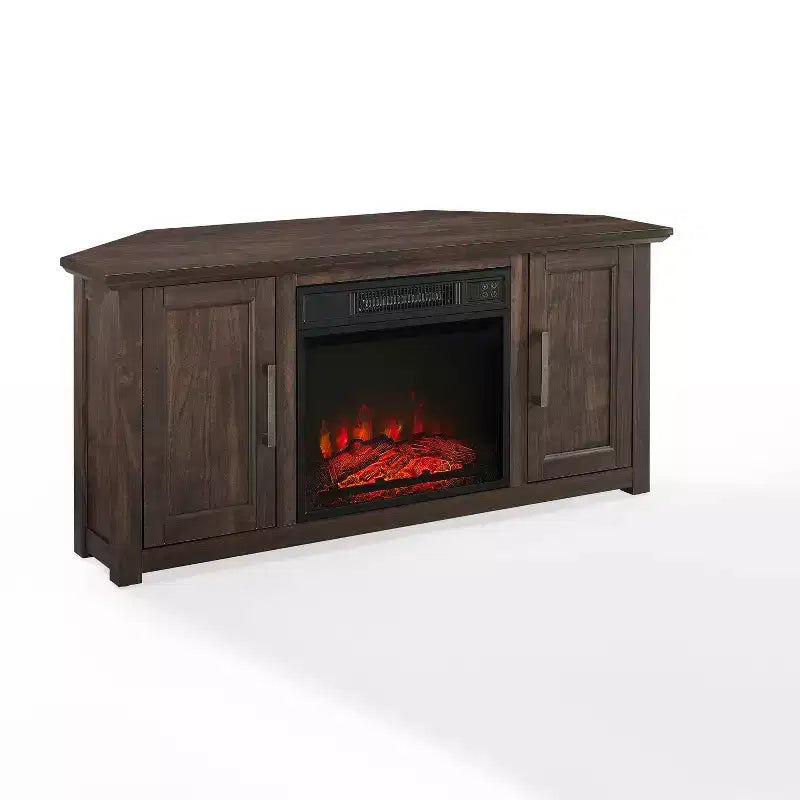 Camden Corner TV Stand for TVs up to 50 with Fireplace - Crosley