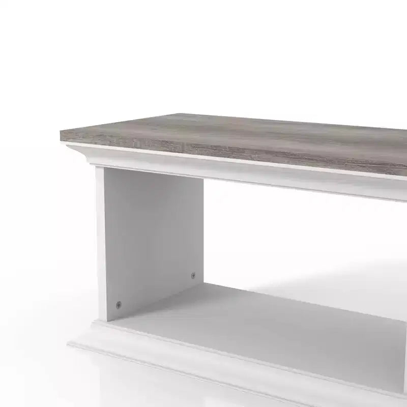 Muyton Farmhouse 3 Shelf Floating TV Stand for TVs up to 70 - miBasics