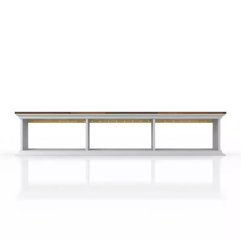 Muyton Farmhouse 3 Shelf Floating TV Stand for TVs up to 70 - miBasics